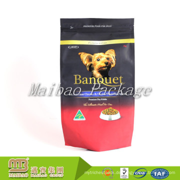 China Fabrik Großhandel Billig Benutzerdefinierte Private Label Laminiertes Material Kunststoff Hundefutter Pet Food Bag Verpackung